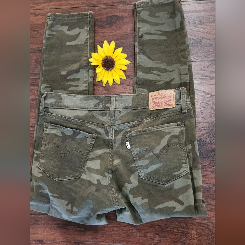LEVI'S 711 Camo Print Skinny Ankle Women's Jeans 🪻 - Picture 10 of 10
